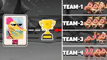 Dino Bash 2 Travel Thru Time - ALL TEAM VS RAPTOR // Who Can Survive Raptor 💪