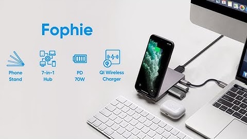 Hands-On | Fophie | A 7-in-1 USB-C Hub + 15W Qi Wireless Charger Phone Stand