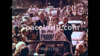Return of astronaut Glenn and festivities part 1