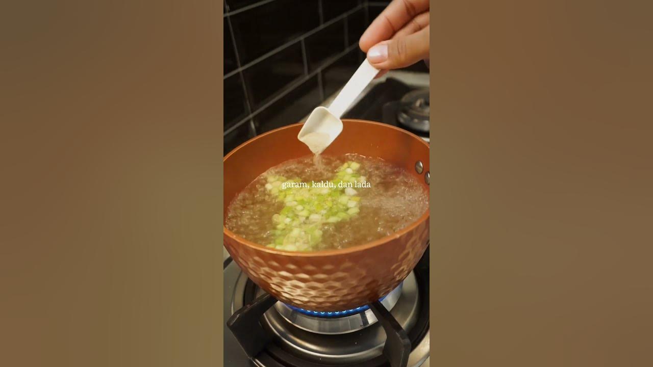 Sop Tahu ala Hokben. Resep masakan sederhana