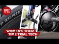 Coolest tt tech from the womens tour  little details  big speed