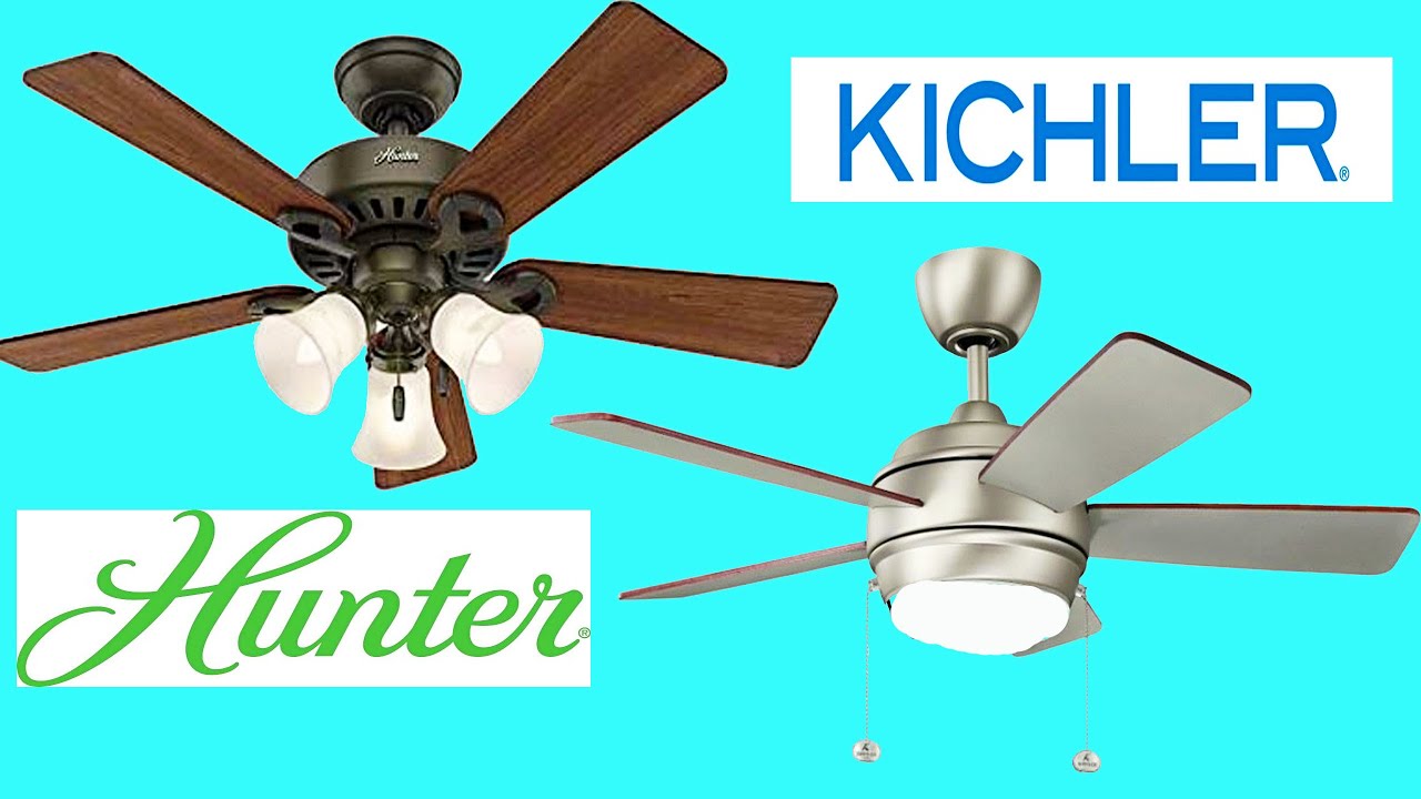 Ceiling Fans Hampton Bay Vs Hunter Shelly Lighting