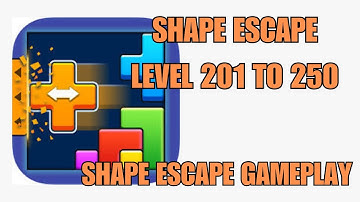 Shape Escape level 201 to 250 solved