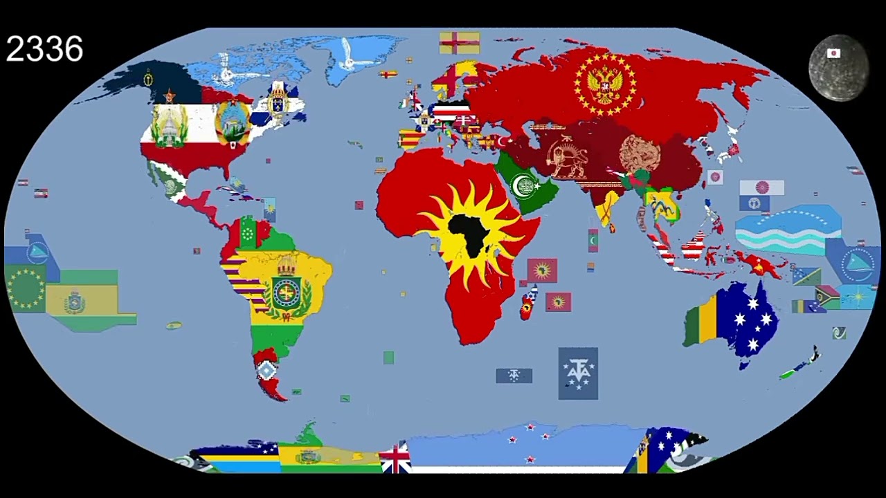 The timeline of national flags 2024 3024 I 1019 2020