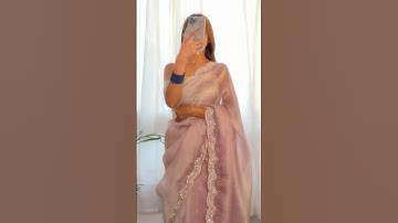 Elegant handwork saree in Chandni chowk #handworksaree #chandnichowk #ivarracouture #sareehaul