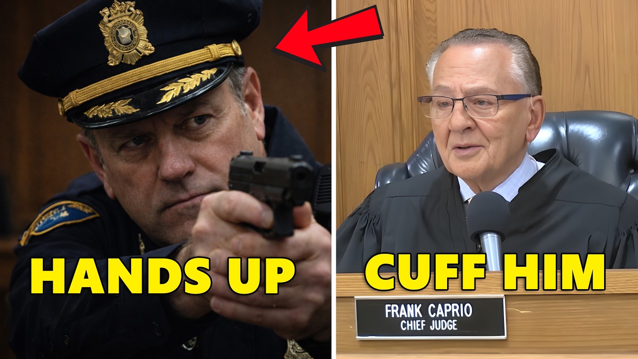 Police Chief Points Gun at Judge Caprio — Gets ARRESTED in 45 Seconds