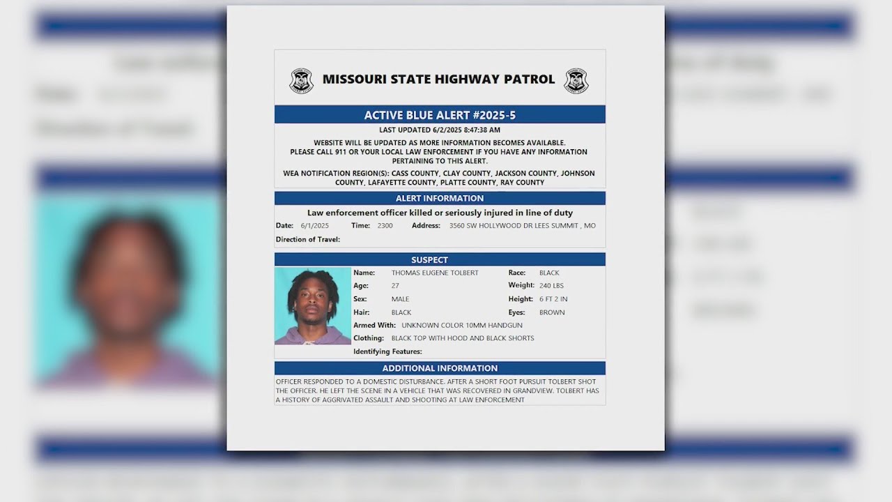 Blue Alert: Armed suspect on the run after shooting Lee’s Summit ...