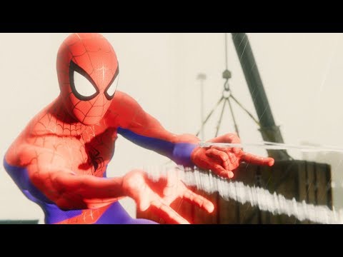 Spider-Man Vs Rhino And Scorpion (Into The Spider-Verse Suit Walkthrough) - Marvel's Spider-Man