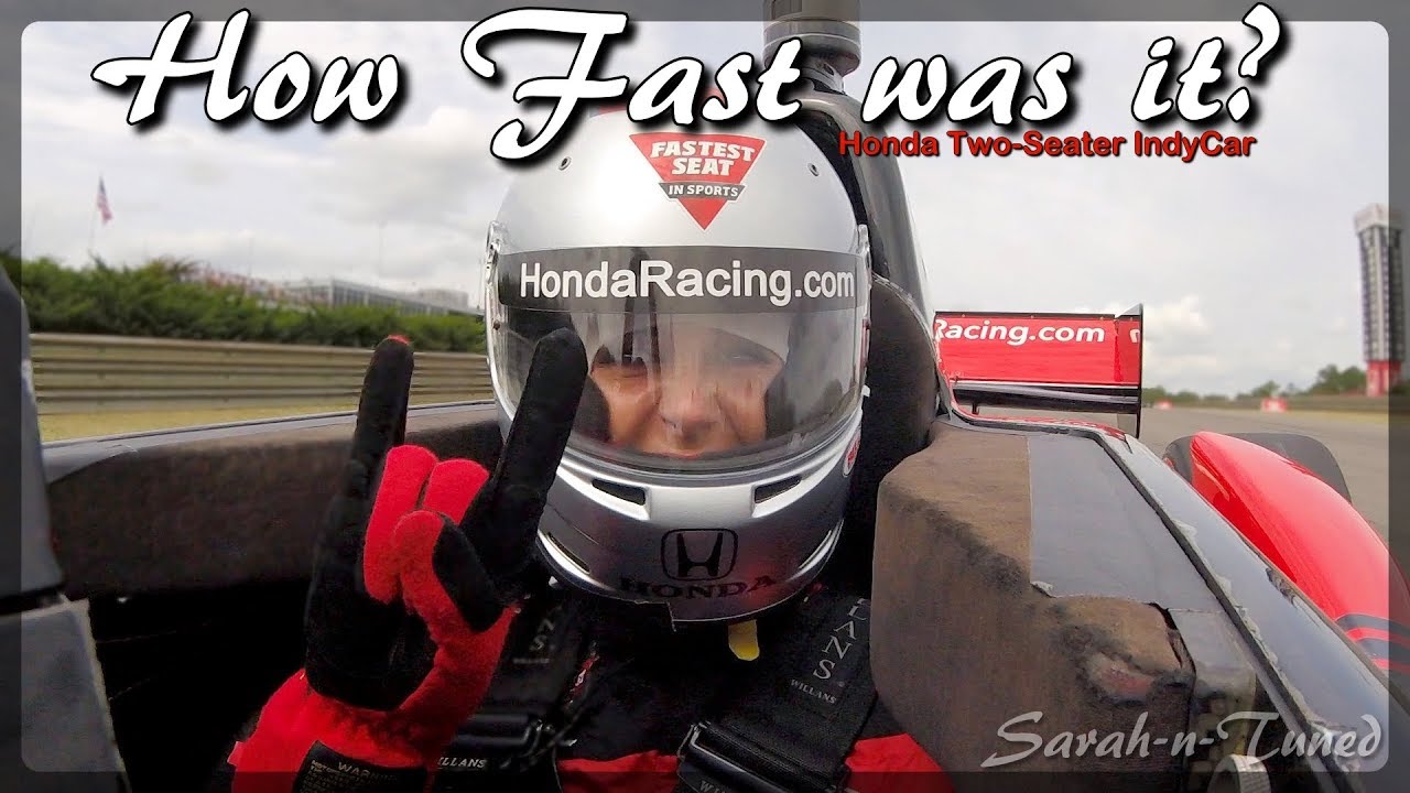 How Fast Was It?? // Honda Two-Seater IndyCar Experience