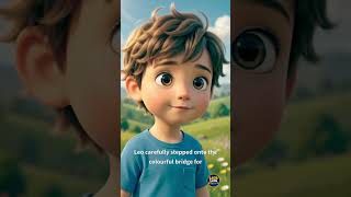 The Rainbow Bridge 🌈🦋 | Leo’s Little Adventures #Shorts #explore #trendingshorts #kidscartoon