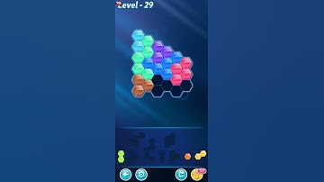 BLOCK! Hexa Puzzle! Rainbow C Level 29 (Premium) - Lösung Solution Walkthrough