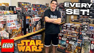 I GOT EVERY LEGO STAR WARS SET EVER SEALED IN BOX! (1999-2024)