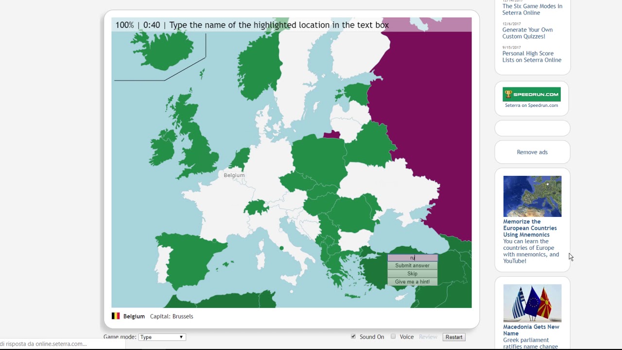 Europe: Flags - Flag Quiz Game - Seterra