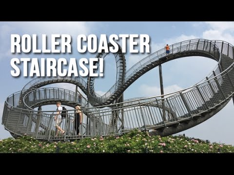 Roller Coaster Staircase - "Tiger and Turtle Magic Mountain" - Duisburg Germany