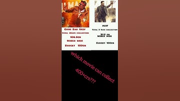 Good Bad Ugly  vs JAAT 2days collection  #ajithkumar #goodbadugly #gadar2 #sunnydeol #bollywood #ak