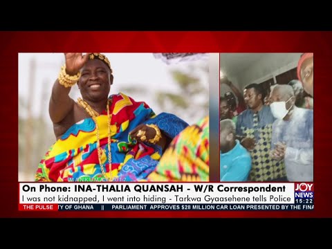 I was not kidnapped, I went into hiding – Tarkwa Gyaasehene tells Police (16-7-21) I was not kidnapped, I went into hiding – Tarkwa Gyaasehene tells Police (16-7-21)