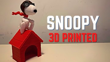 Snoopy 3D Printed