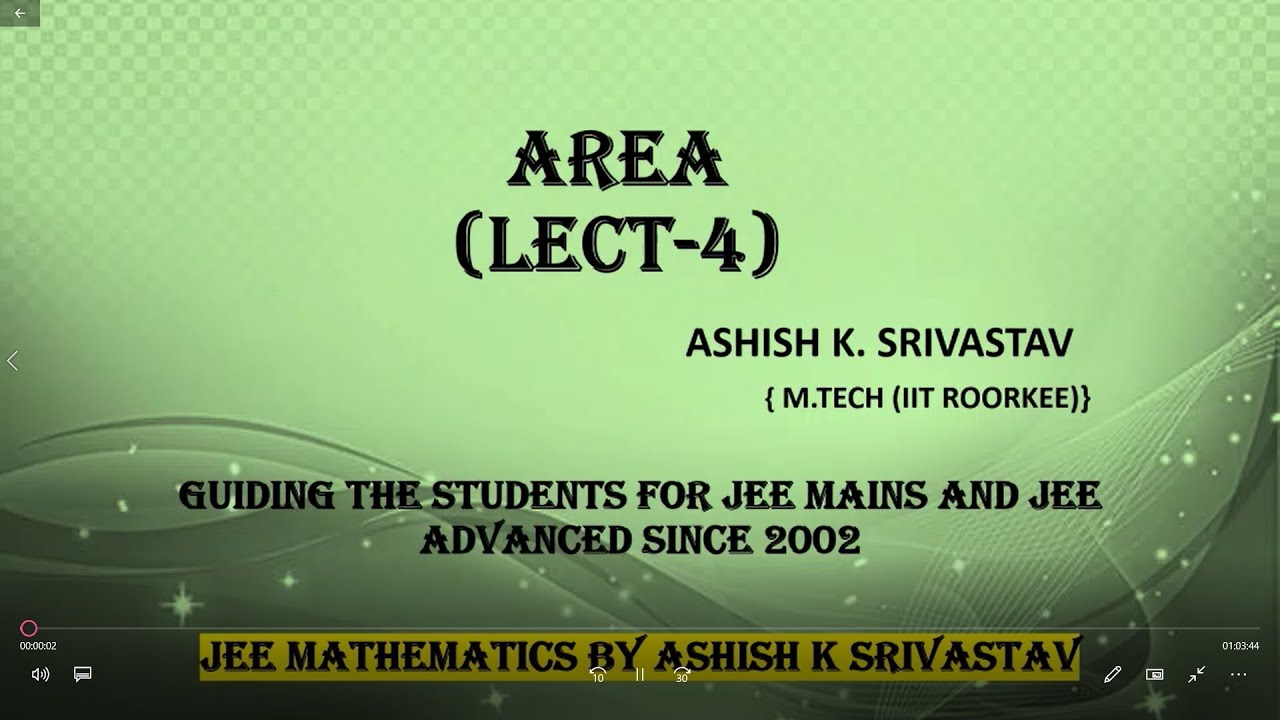AREA LECT 4 - YouTube