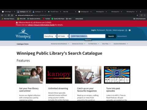 How to sign up for a Winnipeg Public Library Card online