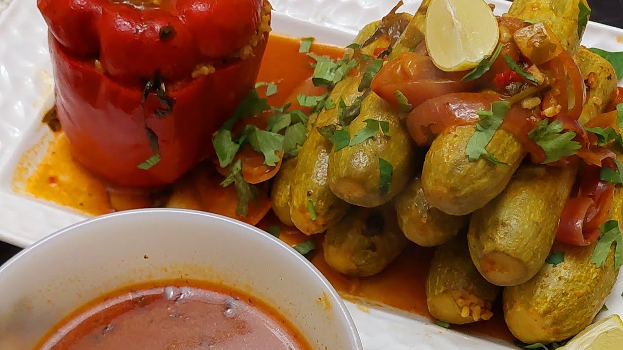 محشى الكوسه العطرى على الطريقه الشاميه 😋😋😋