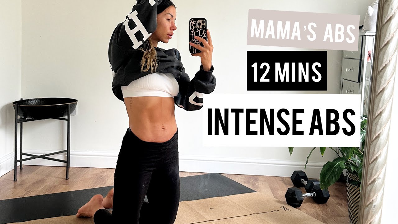10 minutes Intense Abs & Core exercise for women | Fit mums home ...