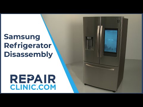 Samsung Refrigerator Disassembly RF27T5501SRAA51