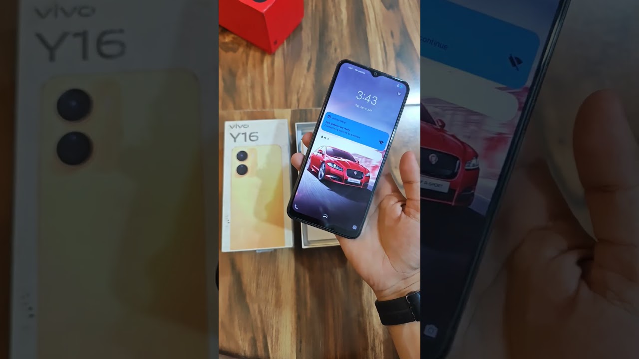 vivo y16 4gb 128gb (INR 5300)
