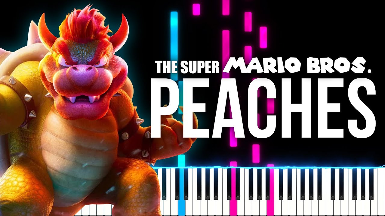 Peaches - The Super Mario Bros. Movie (FULL Piano Version with