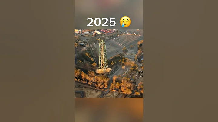 Kingda Ka’s Implosion, Kingda Ka’s Final Launch | #shorts #kingdaka #implosion #rollercoaster