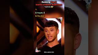 Ranking Top 5 iconic x factor auditions