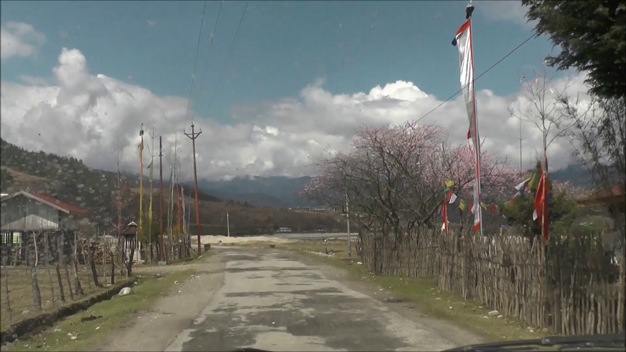 Road of Mechuka Village Arunachal Pradesh
