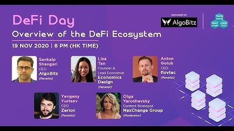 HK Blockchain Week 2020 -Panel: DeFi Day: Overview of the DeFi Ecosystem