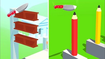 Slice It All Gameplay! Very Satisfying and Relaxing ASMR Slicing Video