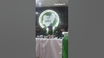 Moment INEC declared Soludo as winner of Anambra governorship election
