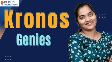 Kronos Genies | Kronos Certification Training | Kronos Online Classes | Kronos | CloudFoundation