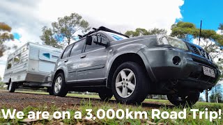 We are on a 3,000km road trip and towing a caravan!