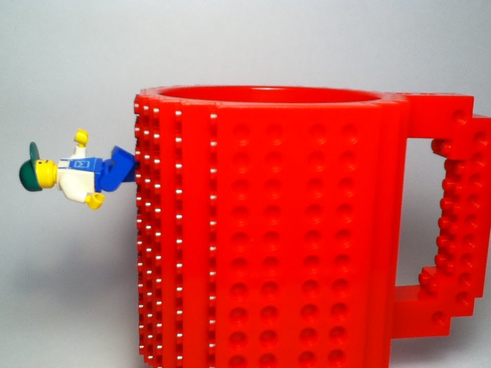 Real Lego Mug! Build-On Brick Mug review 