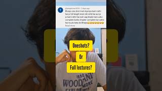 Why Are One Shots Not Enough