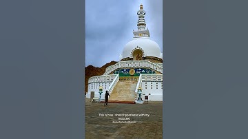 This is how I shoot hyperlapse with Insta 360 @insta360 #hyperlapse #leh #lehladakh #ladakh