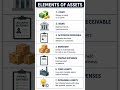 #accountingsteps#elements of asstes#learn with us#shorts..📘
