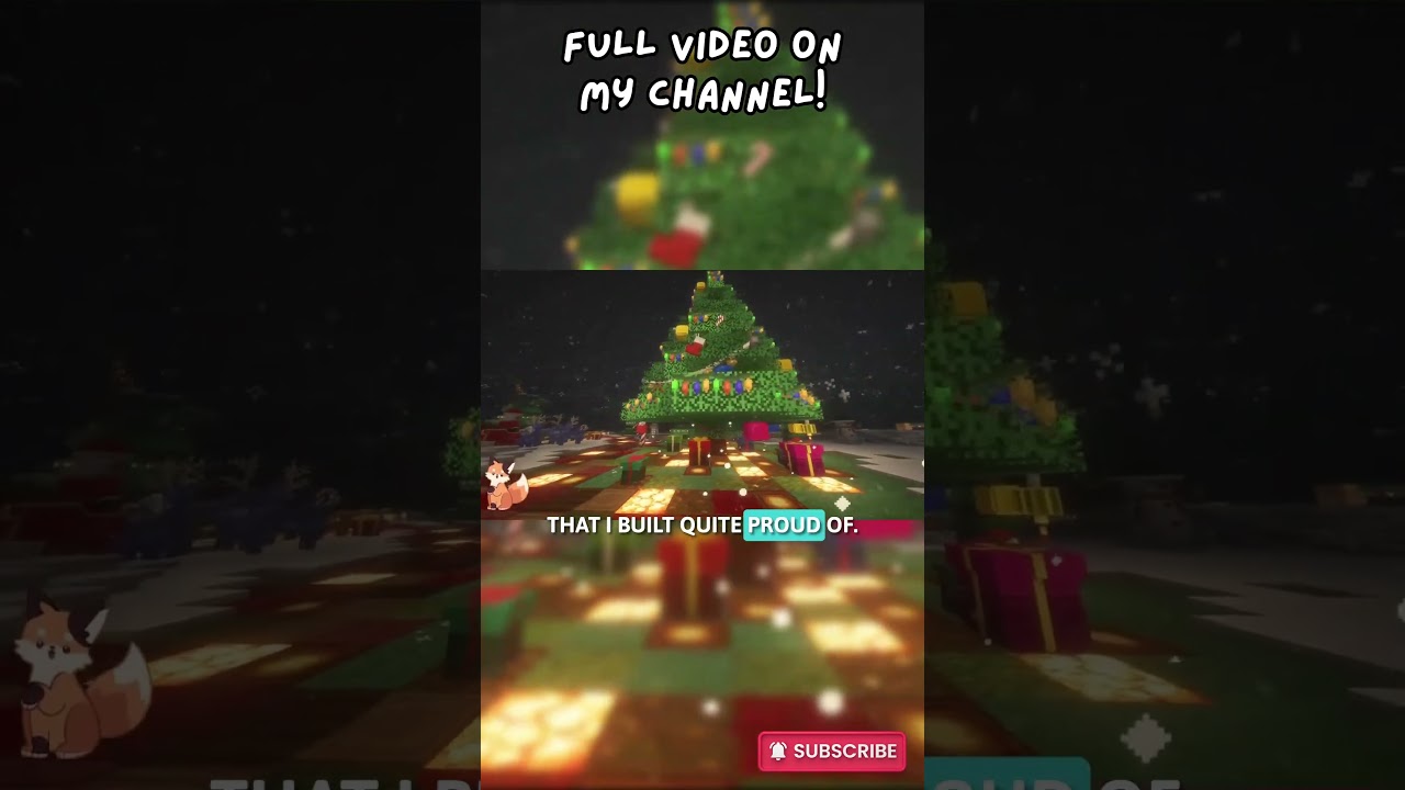 Custom Christmas Tree in Minecraft 