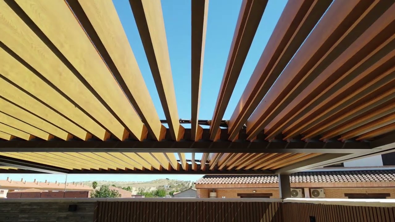 Pérgola Bioclimática con formas exclusiva