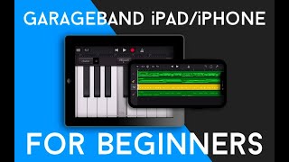 GarageBand iPad/iPhone Tutorial For Brand New Beginners! // How To Make A Song In GarageBand iOS screenshot 1