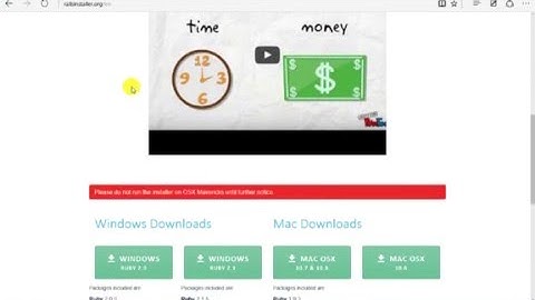 Install Ruby on Rails and other dependencies in Windows 10