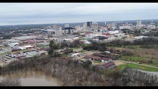 FLOOD WATCH 2020 - Drone Video of Rising Pearl River