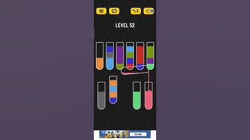 Water sort puzzle level 52