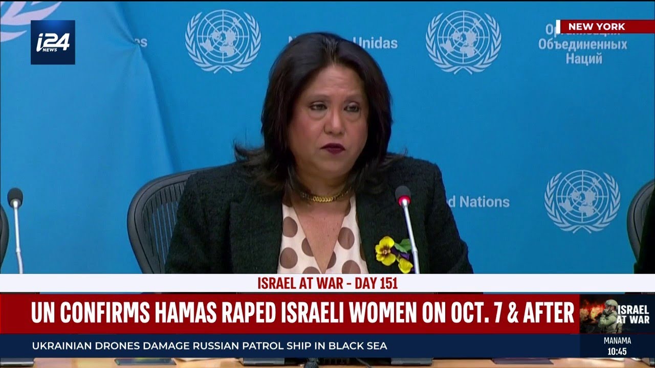 UN official confirms Hamas raped victims during October 7 massacre