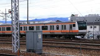 E233系T30編成（豊田車）構内試運転