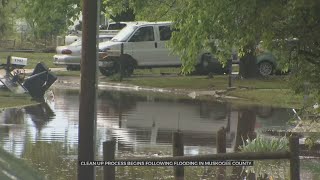 Clean Up Process Begins After Heavy Flooding In Muskogee Wealth
