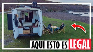 El país que permite hacer DE TODO a los que viajan en Furgoneta o Autocaravana [Escocia en camper]